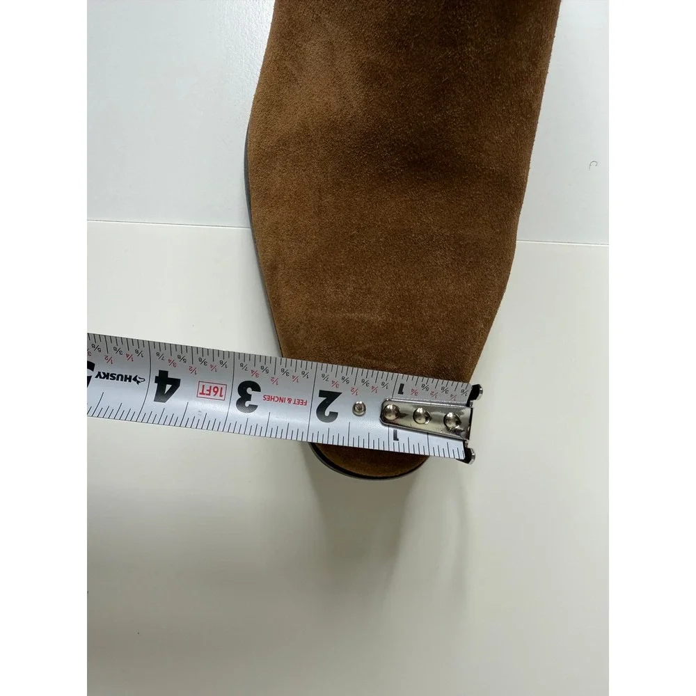 BP Mens Suede Chelsea Boots Brown Leather Upper Ankle Booties 45M EU